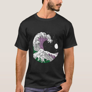 Japanese Great Wave Genderqueer Pride Gender Queer T-Shirt