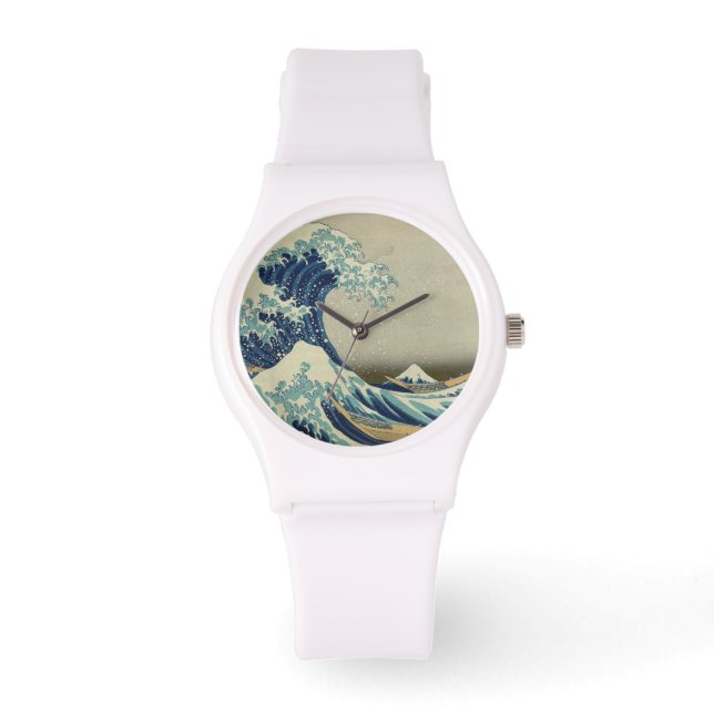 Japanese Great Wave off Kanagawa by Hokusai Watch (Front)
