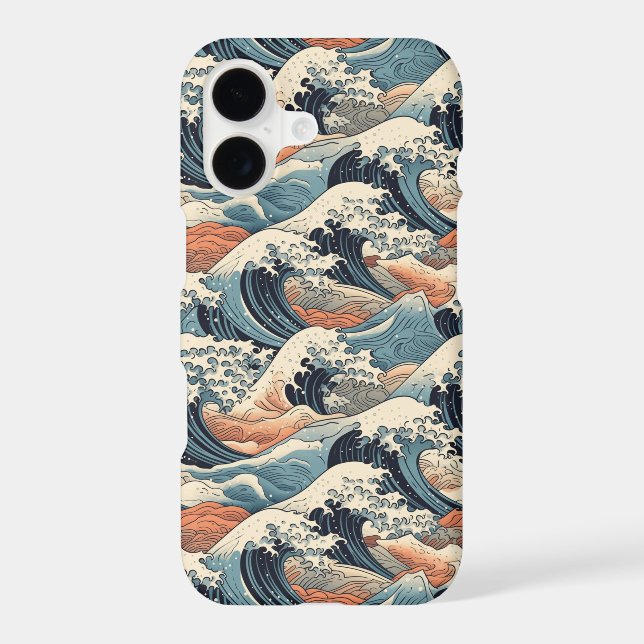 Japanese Great Wave Pattern  (Back)
