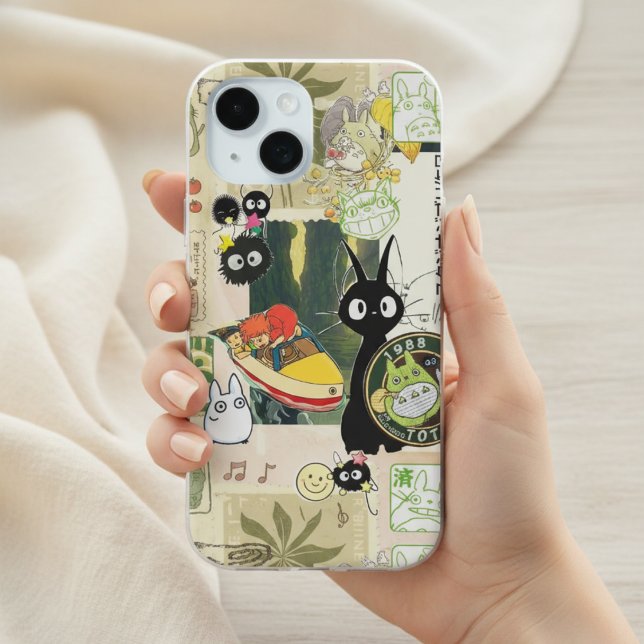 Japanese Green Anime Moodboard kawaii cartoon gift Case-Mate iPhone Case (Creator Uploaded)