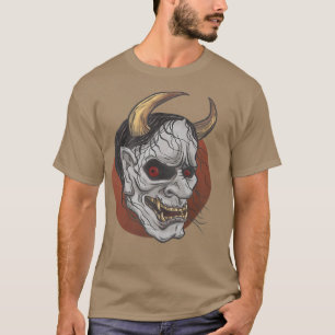 Japanese Hannya Mask demon or oni  esthetic tatto T-Shirt