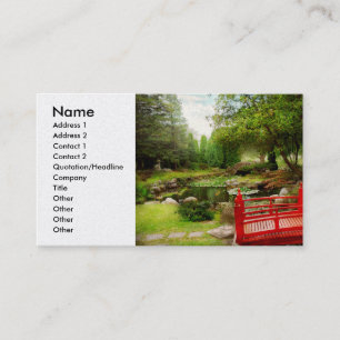 Japanese - Harmony and Nature Business Card