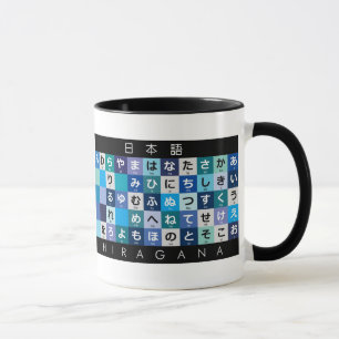 Japanese Hiragana & Katakana table Mug