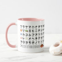 Japanese Hiragana & Katakana Table (Wagashi)