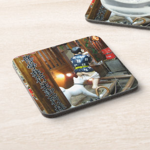 Japanese Humour - Dog Pulling Pants Down Coaster