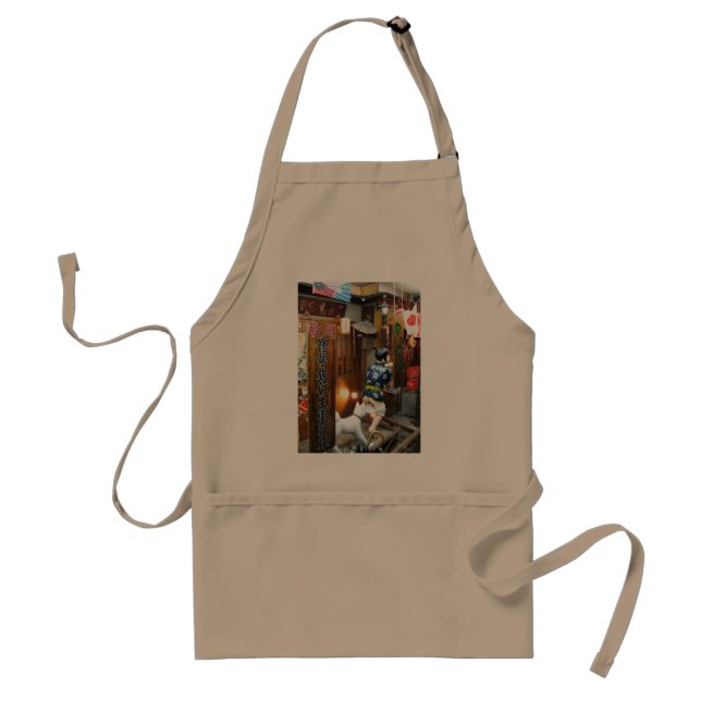 Japanese Humour - Dog Pulling Pants Down Standard Apron (Front)