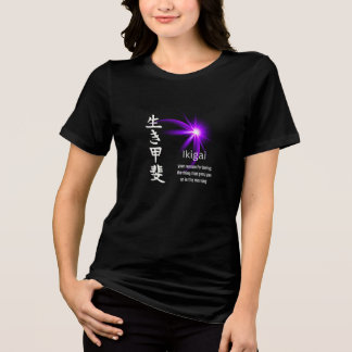Japanese "Ikigai" Know Your Purpose T-Shirt Tri-Blend Shirt