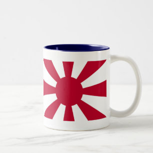 Japanese Imperial Navy General Flag Two-Tone Coffee Mug