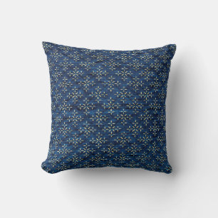 Japanese Indigo Blue Cushion