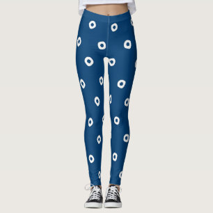Japanese Indigo Blue Leggings