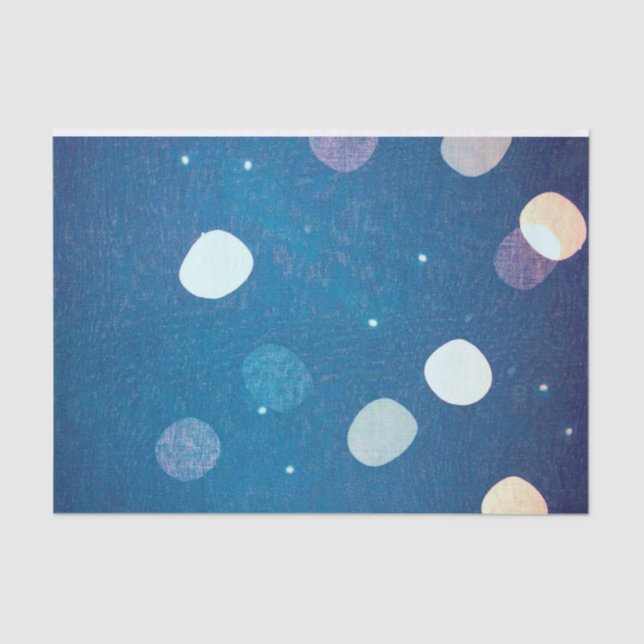 Japanese Indigo Dye Blue Tissue Paper (Front)