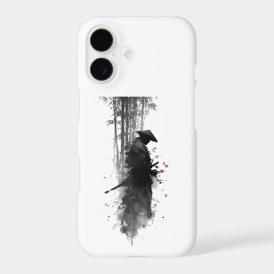 Japanese Ink Samurai Bamboo Forest Phone Case