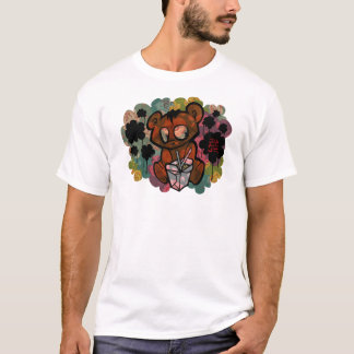 Japanese Inspired Bear Graffiti - Abstract Desig T-Shirt