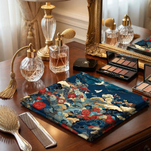 Japanese Inspired Luxury Floral Art Wash Cloth