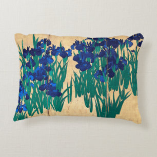 Japanese Irises, Ogata Kōrin Decorative Cushion