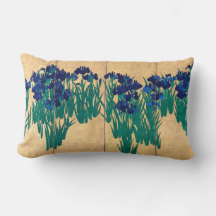 Japanese Irises, Ogata Kōrin Lumbar Cushion