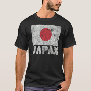 Japanese Japan Flag Vintage Country Souvenir T-Shirt