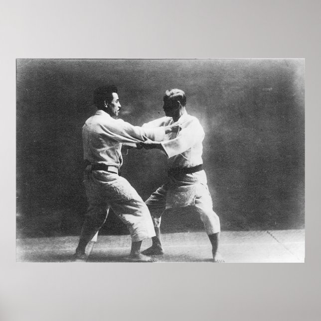 Japanese Judoka Jigoro Kano Kyuzo Mifue Judo Poster (Front)