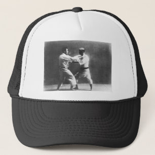 Japanese Judoka Jigoro Kano Kyuzo Mifue Judo Trucker Hat