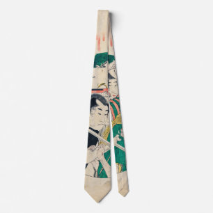 Japanese Kabuki Theatre Tie