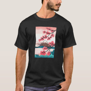 Japanese Kanji Cherry Blossom Tokio Japan Nature J T-Shirt