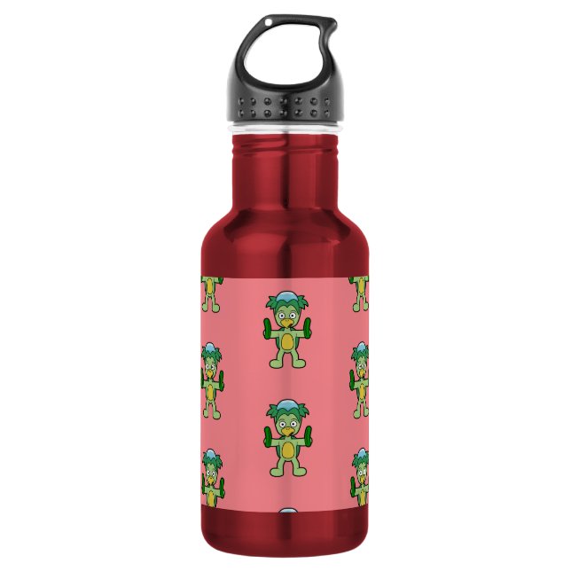 Japanese Kappa Yokai Monster Pattern 532 Ml Water Bottle (Front)