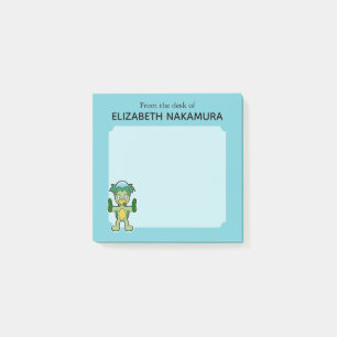 Japanese Kappa Yokai Monster- Personalised Post-it Notes