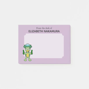 Japanese Kappa Yokai Monster- Personalised Post-it Notes