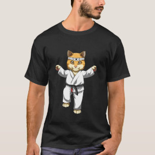 Japanese Karate and Karetka Cat T-Shirt