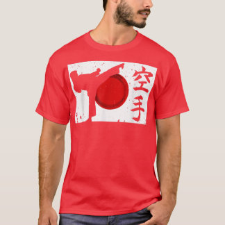 Japanese Karate Shirt High Kick 