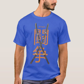 Japanese Katana Sword Bushido Code Japanese Samura T-Shirt
