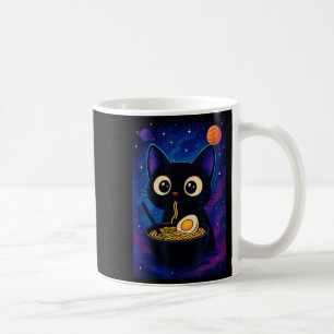 Japanese Kawaii Anime Cat Ramen Graphic Funny Men  Coffee Mug