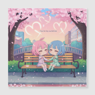 Japanese  kawaii couple sunshine 