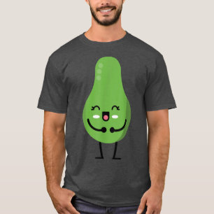 Japanese Kawaii Cute Fruit National Avocado Day  T-Shirt
