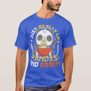 Japanese Kawaii Otaku Ramen Noodle Panda 426 T-Shirt