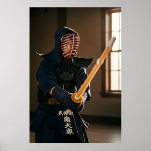 Japanese Kendo Poster