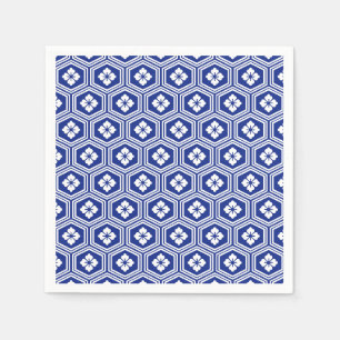 Japanese Kikkō Blue and White Motive Napkin