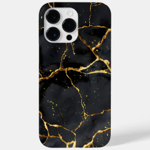Japanese Kintsugi Black & Gold Case-Mate iPhone 14 Pro Max Case