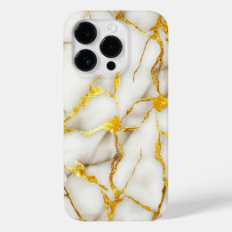 Japanese Kintsugi White Gold Case-Mate iPhone 14 Pro Case