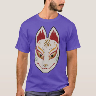 Japanese Kitsune Mask Fox Spirit  T-Shirt