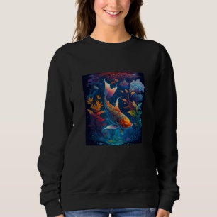 Japanese Koi Carp Nishikigoi Fish Japan 4 Sweatshirt
