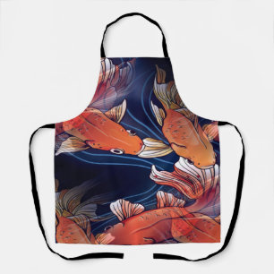 Japanese Koi Fish Apron