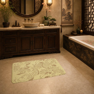 Japanese Koi Fish Customisable Colours Pattern Bath Mat