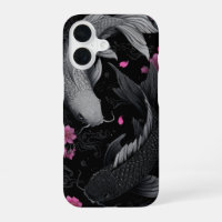 Japanese Koi Fish Dark Mode