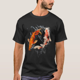 Japanese Koi Fish I Koi Carp Pond Japan Tattoo T-Shirt