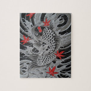 Japanese Koi Fish Jigsaw Puzzle