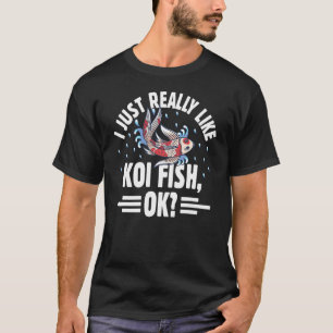 Japanese Koi Fish Love  Koi Food Koi Fish Love Koi T-Shirt
