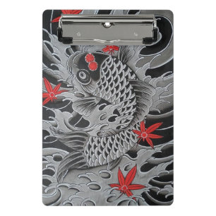Japanese Koi Fish Mini Clipboard