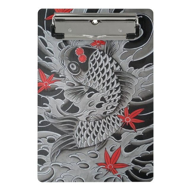 Japanese Koi Fish Mini Clipboard (Front)