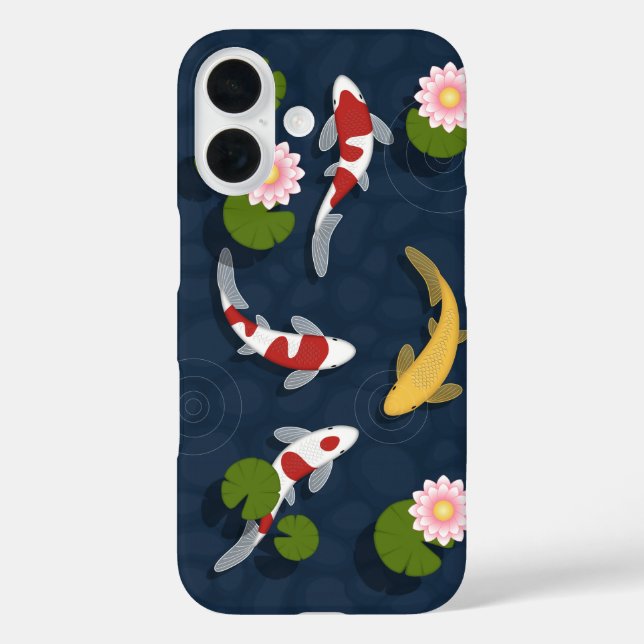 Japanese Koi Fish Pond Case-Mate iPhone Case (Back)